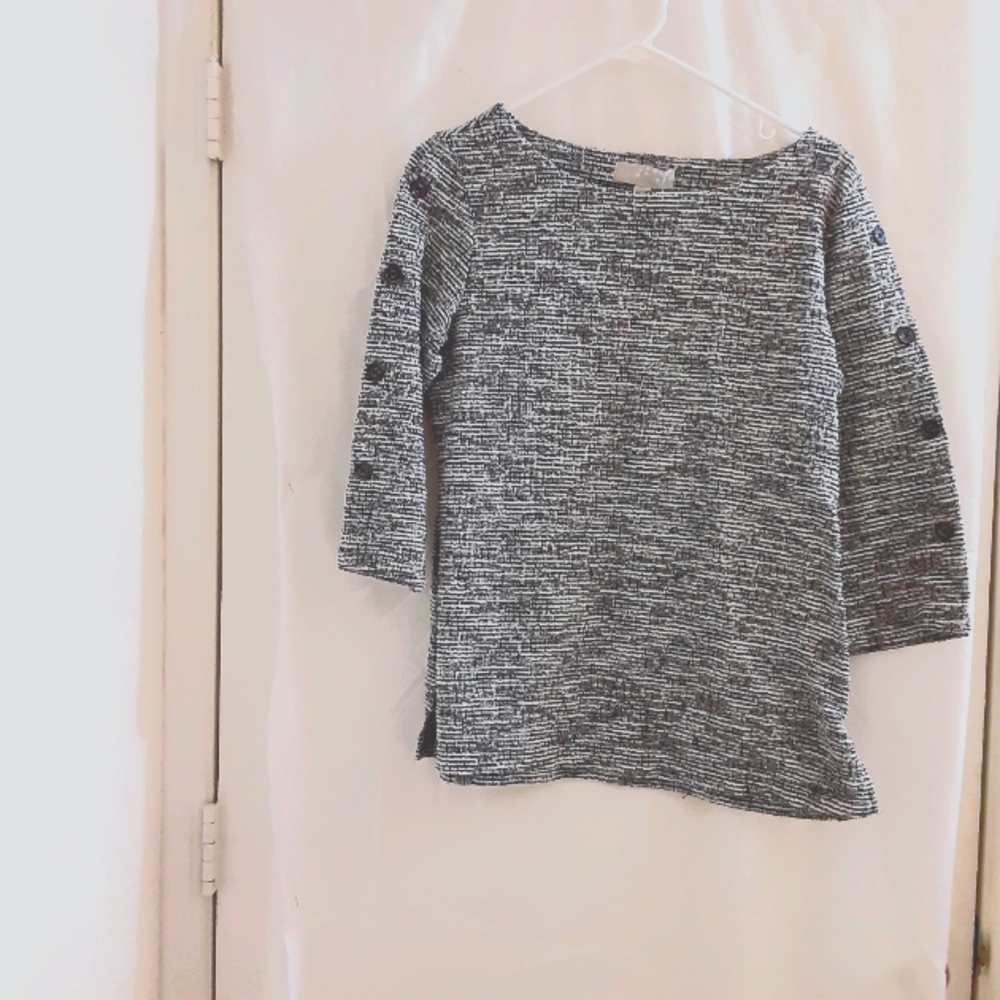 Carolyn Taylor Black &  White Sweater size M